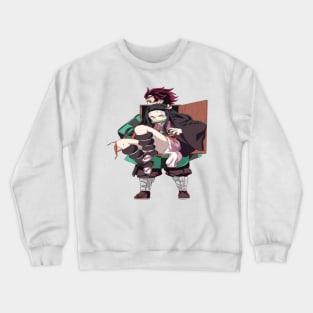 Tanjiro And Nezuko From Demon Slayer Crewneck Sweatshirt